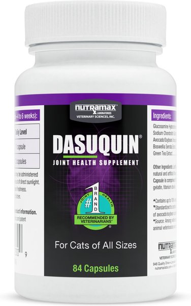 Nutramax Dasuquin Capsules Joint Health Supplement for Cats, 84 count slide 1 of 11