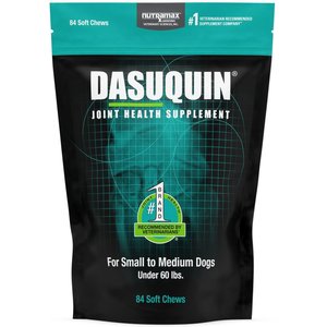 Nutramax Dasuquin Soft Chews Joint Health Supplement for Small to Medium Dogs, 84 count