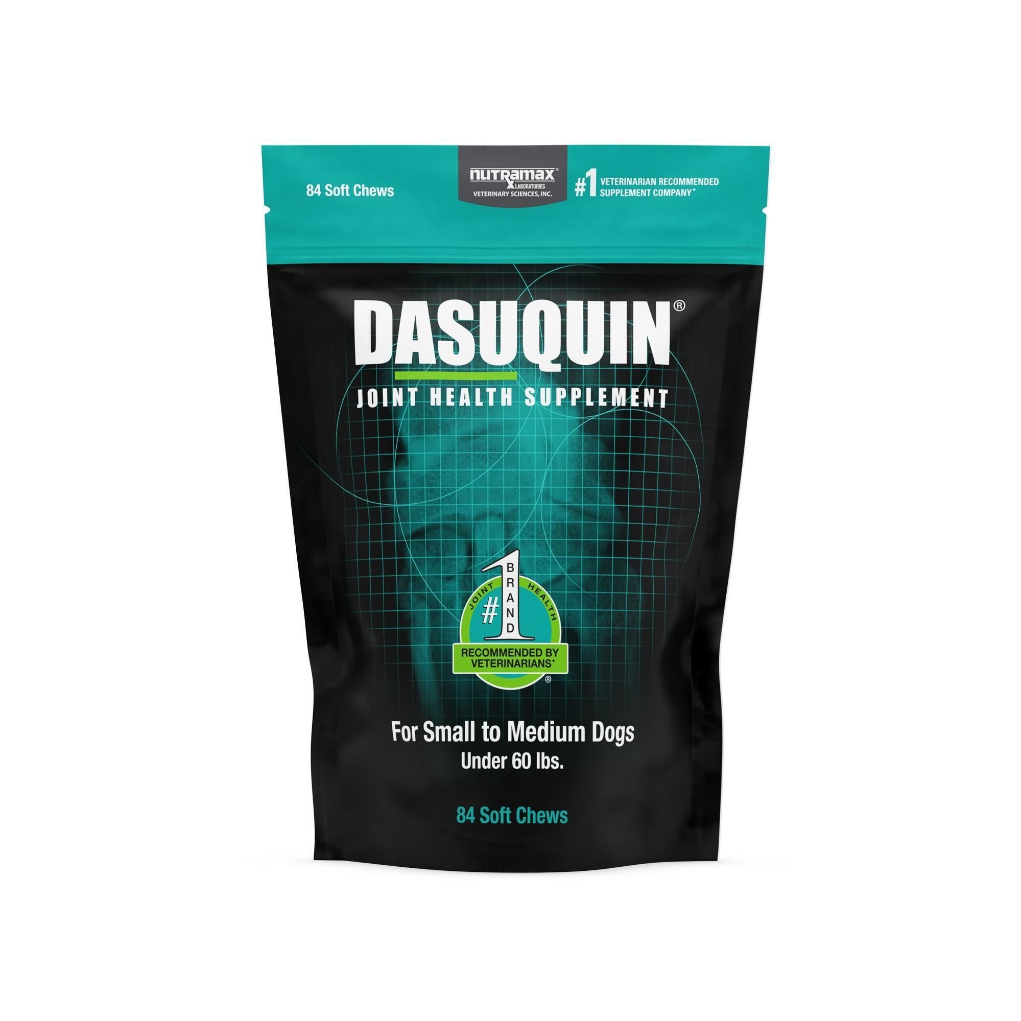 NUTRAMAX Hip & Joint Dasuquin Soft Chews Joint Supplement for Small to