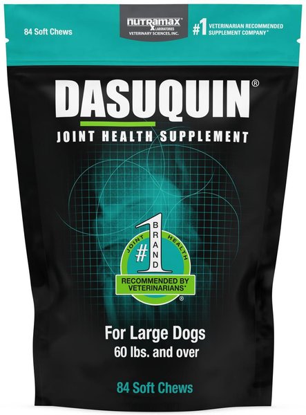 Nutramax Dasuquin Hip & Joint Soft Chews Joint Supplement for Large Dogs, 84 count slide 1 of 11