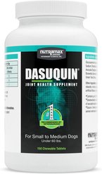 Nutramax Dasuquin Hip & Joint Chewable Tablets Joint Supplement for Small & Medium Dogs, 150 count