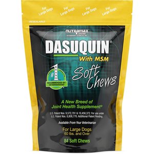 Nutramax Dasuquin Joint Health Soft Chews Supplement for Large Dogs, 84 count