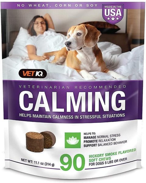 VetIQ Calming Soft Chew Calming Supplement for Dogs, 90 count slide 1 of 7