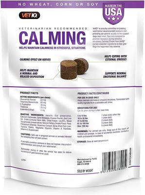Show full view: VetIQ Calming Soft Chew Calming Supplement for Dogs, 90 count slide 3 of 11