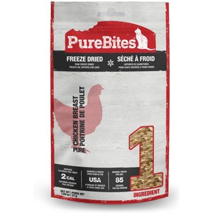 PureBites Chicken Breast Freeze-Dried Raw Cat Treats, 1.09-oz bag