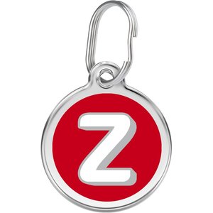 Red Dingo Alphabet Stainless Steel Personalized Dog & Cat ID Tag, Letter Z, Small
