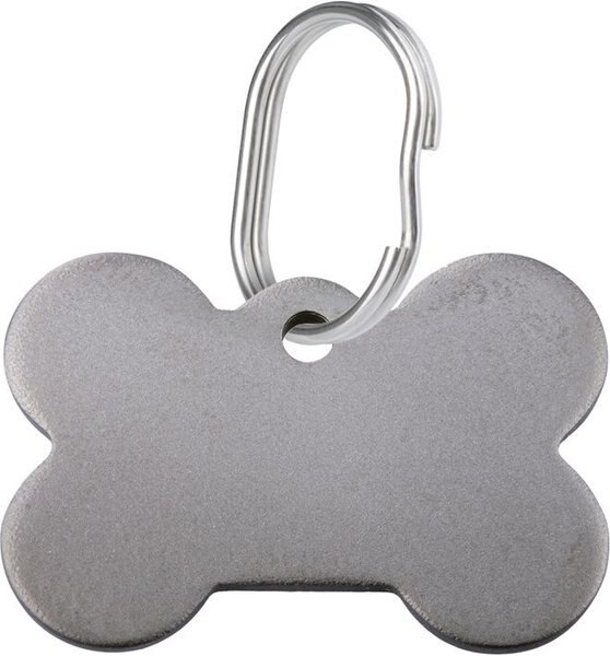 RED DINGO Titanium Bone Personalized Dog ID Tag, Medium