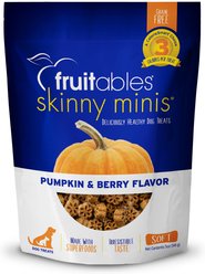 Fruitables Skinny Minis Pumpkin & Berry Flavor Dog Treats, 5-oz bag
