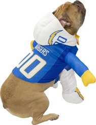 Modern Hero Running Dog Costume, Los Angelos Chargers, X-Small slide 2 of 2