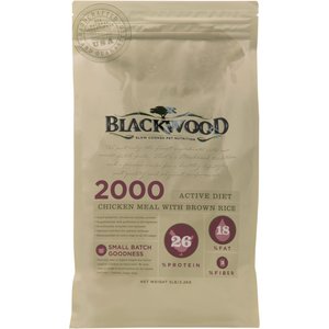 Blackwood 2000 Chicken Meal & Brown Rice Recipe Active Diet Dry Dog Food, 30-lb bag