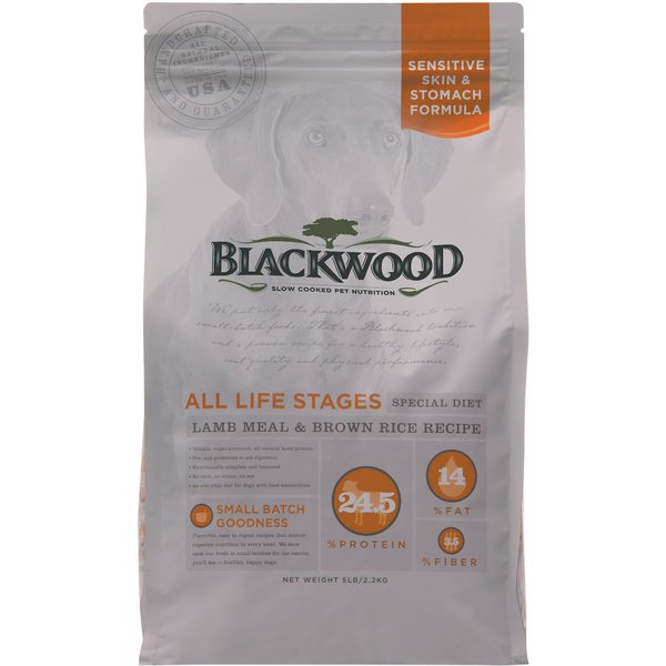 BLACKWOOD Salmon Meal & Brown Rice Recipe Sensitive Skin & Stomach Formula  Dry Dog Food, 30-lb bag 