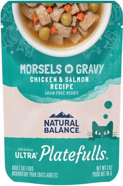 NATURAL BALANCE Platefulls Chicken Salmon Formula in Gravy Grain