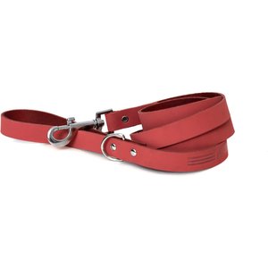 Euro-Dog Modern Leather Dog Lead, Coral Reef, Large