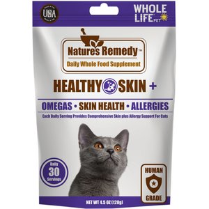 Whole Life Nature's Remedy Skin & Allergy Support Whole Food Cat Supplement, 4.5-oz bag
