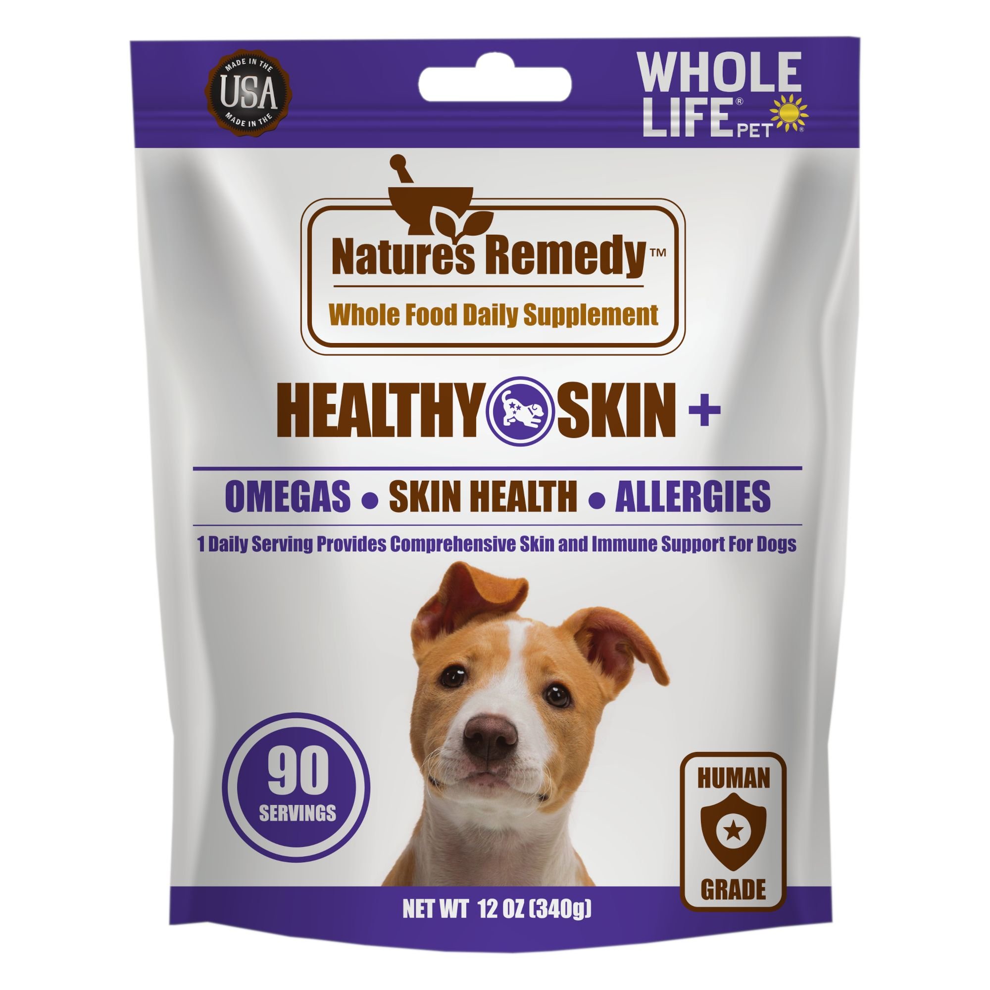 WHOLE LIFE Nature's Remedy Skin & Allergy Support Whole Food Dog