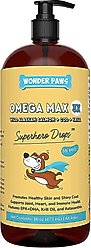 Wonder Paws Fish Oil Skin, Joint, Immune & Heart Health Liquid Supplement for Dogs, 16-oz bottle