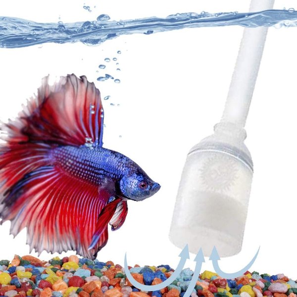 SUNGROW Gravel Cleaner Vacuum Pump & Tank Water Changer Betta Fish Aquarium  Siphon 