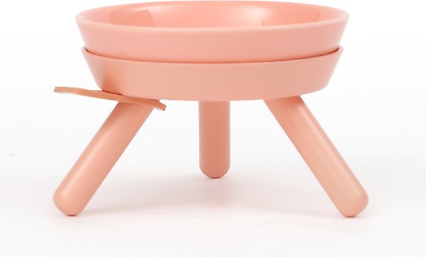 Pets So Good Oreo Table Dog & Cat Bowls, Pink, Small slide 1 of 2