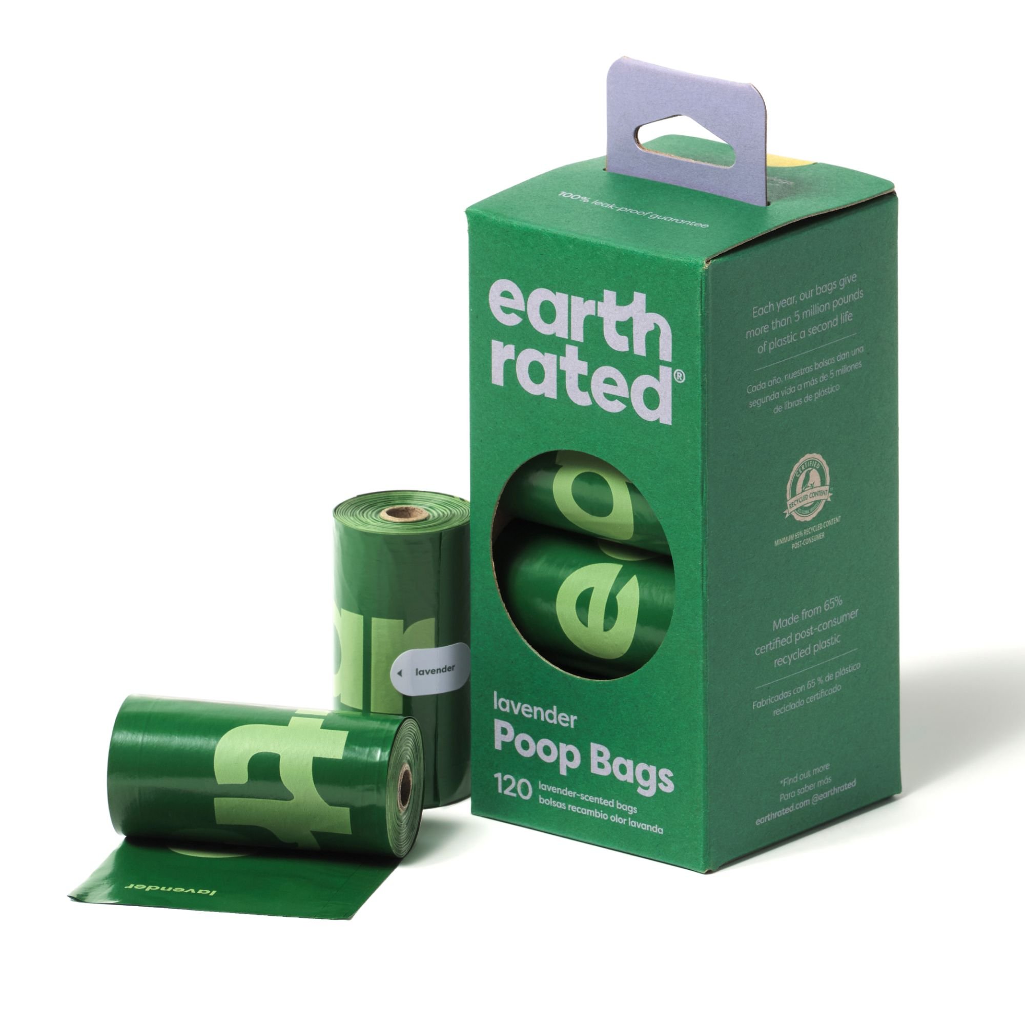 EARTH RATED Dog Poop Bags, Refill Rolls - Chewy.com