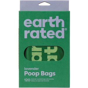 Earth Rated PoopBags Handle Bags, 120 handle bags, scented