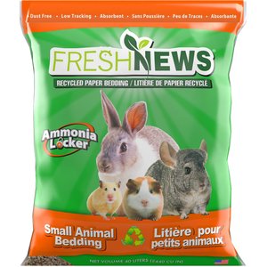 Fresh News Recycled Paper Small Animal Bedding, 40-L