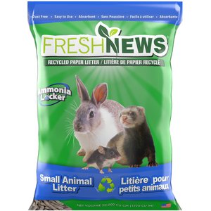 Fresh News Recycled Paper Small Animal Litter, 20-L