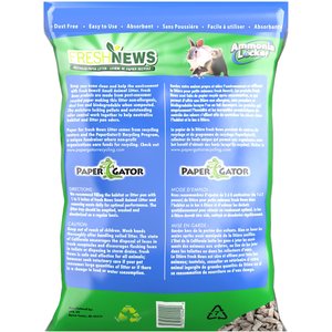 Fresh News Recycled Paper Small Animal Litter, 20-L