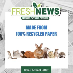 Fresh News Recycled Paper Small Animal Litter, 20-L