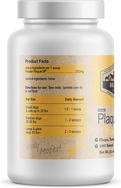 Dr. Pol ProDen PlaqueOff Powder Dog & Cat Dental Care, 60-g