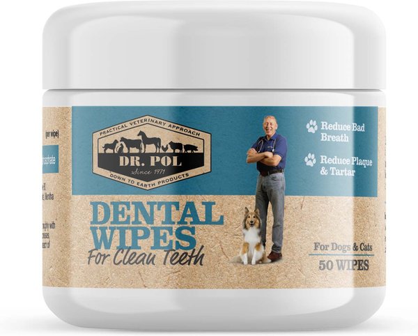 Dr. Pol Dental Wipes Dogs & Cat Wipes 50 count slide 1 of 6