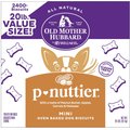 Old Mother Hubbard by Wellness Classic P-Nuttier Natural Mini Oven-Baked Biscuits Dog Treats, 20-lb box