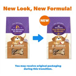 Old Mother Hubbard by Wellness Classic P-Nuttier Natural Small Oven-Baked Biscuits Dog Treats, 20-oz bag slide 2 of 9