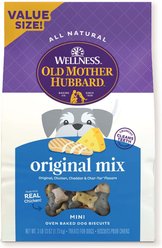Old Mother Hubbard by Wellness Classic Original Mix Natural Mini Oven-Baked Biscuits Dog Treats, 3.8-lb bag