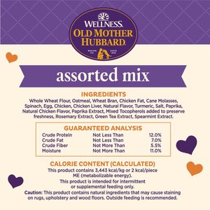 Old Mother Hubbard by Wellness Training Bitz Assorted Mix Natural Oven-Baked Biscuits Dog Treats, 8-oz bag