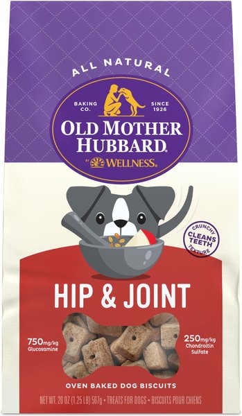 Old Mother Hubbard by Wellness Mother's Solutions Hip & Joint Natural Oven-Baked Biscuits Dog Treats, 20-oz bag slide 1 of 10