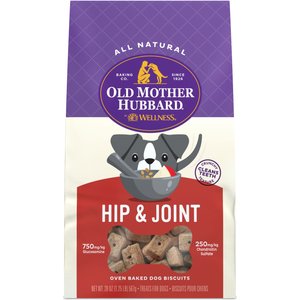 Old Mother Hubbard by Wellness Mother's Solutions Hip & Joint Natural Oven-Baked Biscuits Dog Treats, 20-oz bag
