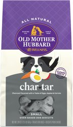 Old Mother Hubbard by Wellness Classic Char-Tar Natural Small Oven-Baked Biscuits Dog Treats, 20-oz bag