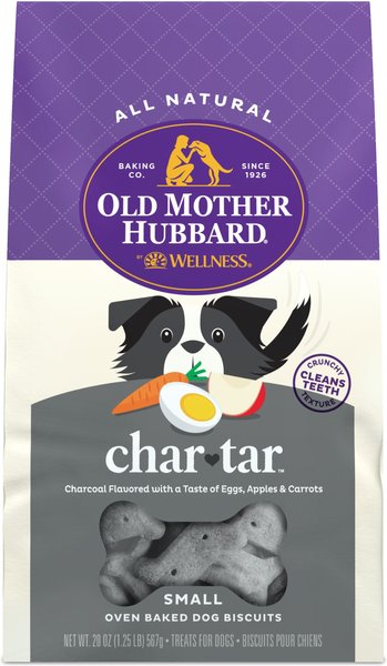 Old Mother Hubbard by Wellness Classic Char-Tar Natural Mini Oven-Baked Biscuits Dog Treats, 20-oz bag slide 1 of 11