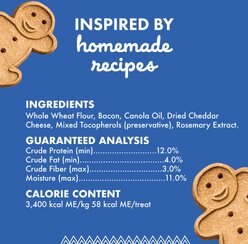 Buddy Biscuits with Bacon & Cheese Oven Baked Dog Treats, 16-oz box slide 2 of 8