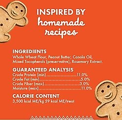 Buddy Biscuits Original Oven Baked with Peanut Butter Dog Treats, 16-oz bag slide 2 of 7