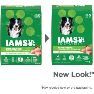 Iams Proactive Health Minichunks with Real Chicken & Whole Grains Dry Dog Food, 30-lb bag