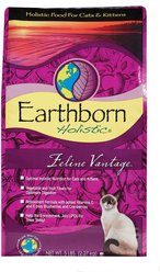 Earthborn Holistic Feline Vantage Natural Dry Cat & Kitten Food, 5-lb bag