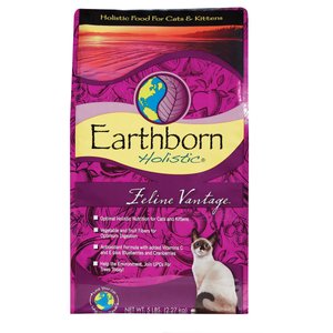 Earthborn Holistic Feline Vantage Natural Dry Cat & Kitten Food, 5-lb bag