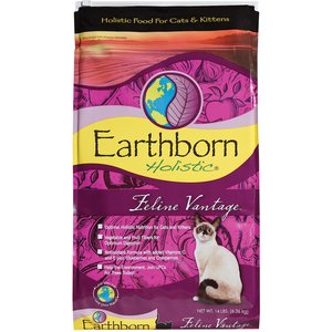 Earthborn Holistic Feline Vantage Natural Dry Cat & Kitten Food, 14-lb bag
