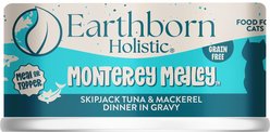 Earthborn Holistic Monterey Medley Grain-Free Natural Canned Cat & Kitten Food, 5.5-oz, case of 24