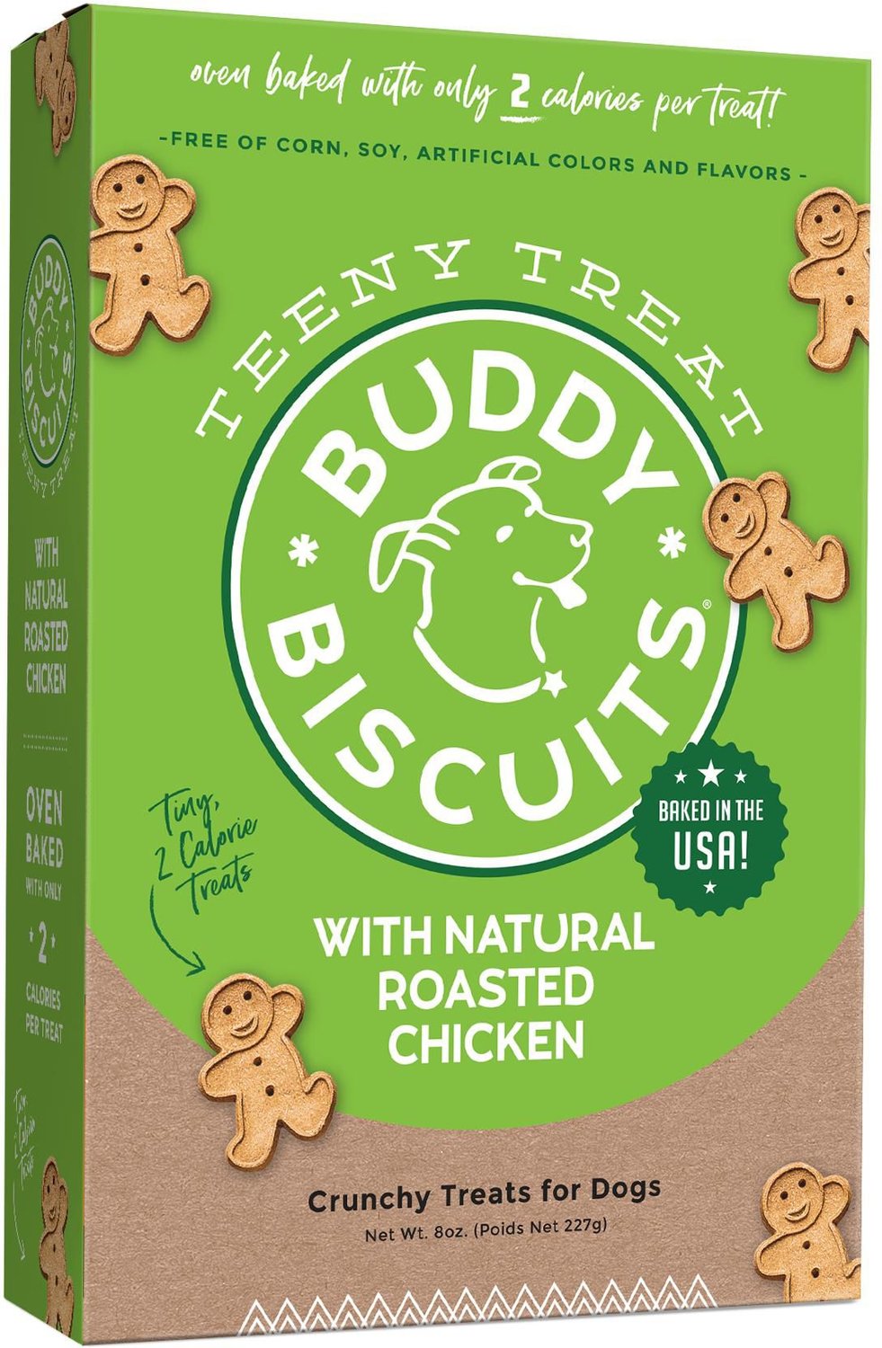 Buddy Biscuits Grain-Free Oven Baked Teeny Treats with Smooth Aged Cheddar Dog Treats
