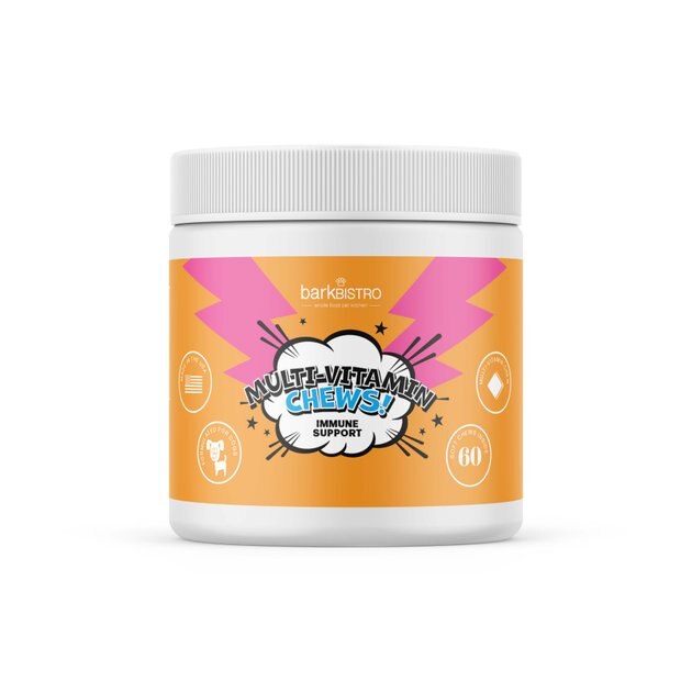 Bark Bistro Company Multi-Vitamin Chews! Soft Chew Multivitamin for Dogs, 60 count