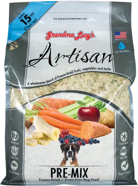 Grandma Lucy's Artisan Grain-Free/Freeze-Dried Dog Food Pre-Mix, 3-lb bag slide 1 of 5