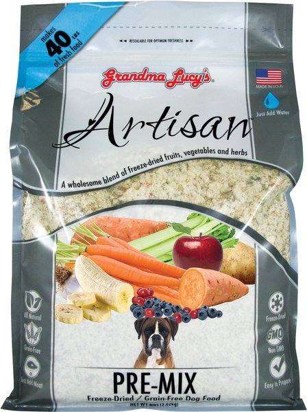 GRANDMA LUCY S Artisan Grain Free Freeze Dried Dog Food Pre Mix 8