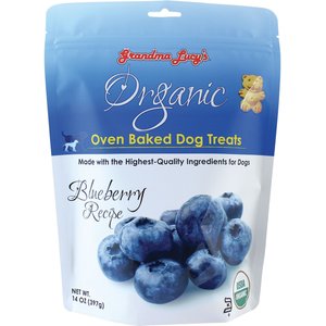 Grandma Lucy's Organic Blueberry Oven Baked Dog Treats, 14-oz bag